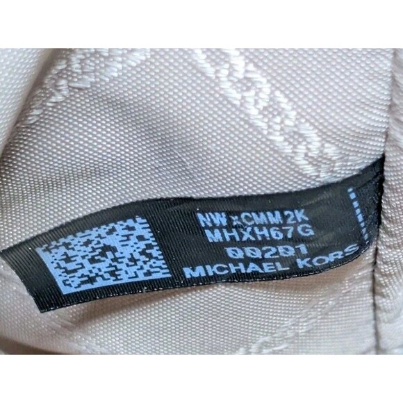 Michael Kors Winston Medium Signature Tote Vanilla Acorn Brown Zip w/ - Picture 11 of 15